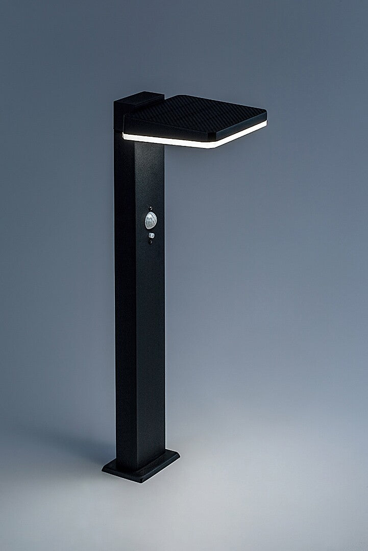 Stalp exterior solar Rabalux Lasset Black 77079