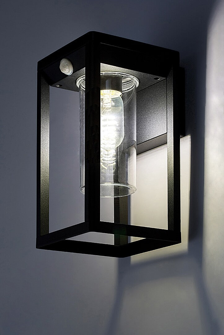 Aplica exterior cu senzor Rabalux Zernest  Black 77086
