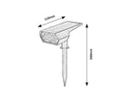 Proiector exterior fatade/plante solar Rabalux Nantes Black 77088
