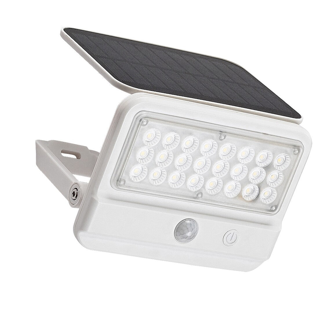 Proiector exterior solar Rabalux Flaxton White 77090