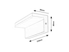 Aplica exterior Rabalux Zaragoza White 77093