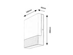 Aplica exterior Rabalux Gimone Black 77097