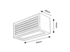 Aplica exterior Rabalux Lublin Black 77100
