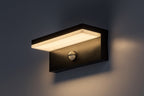 Aplica exterior cu senzor Rabalux Zaragoza Black 77115