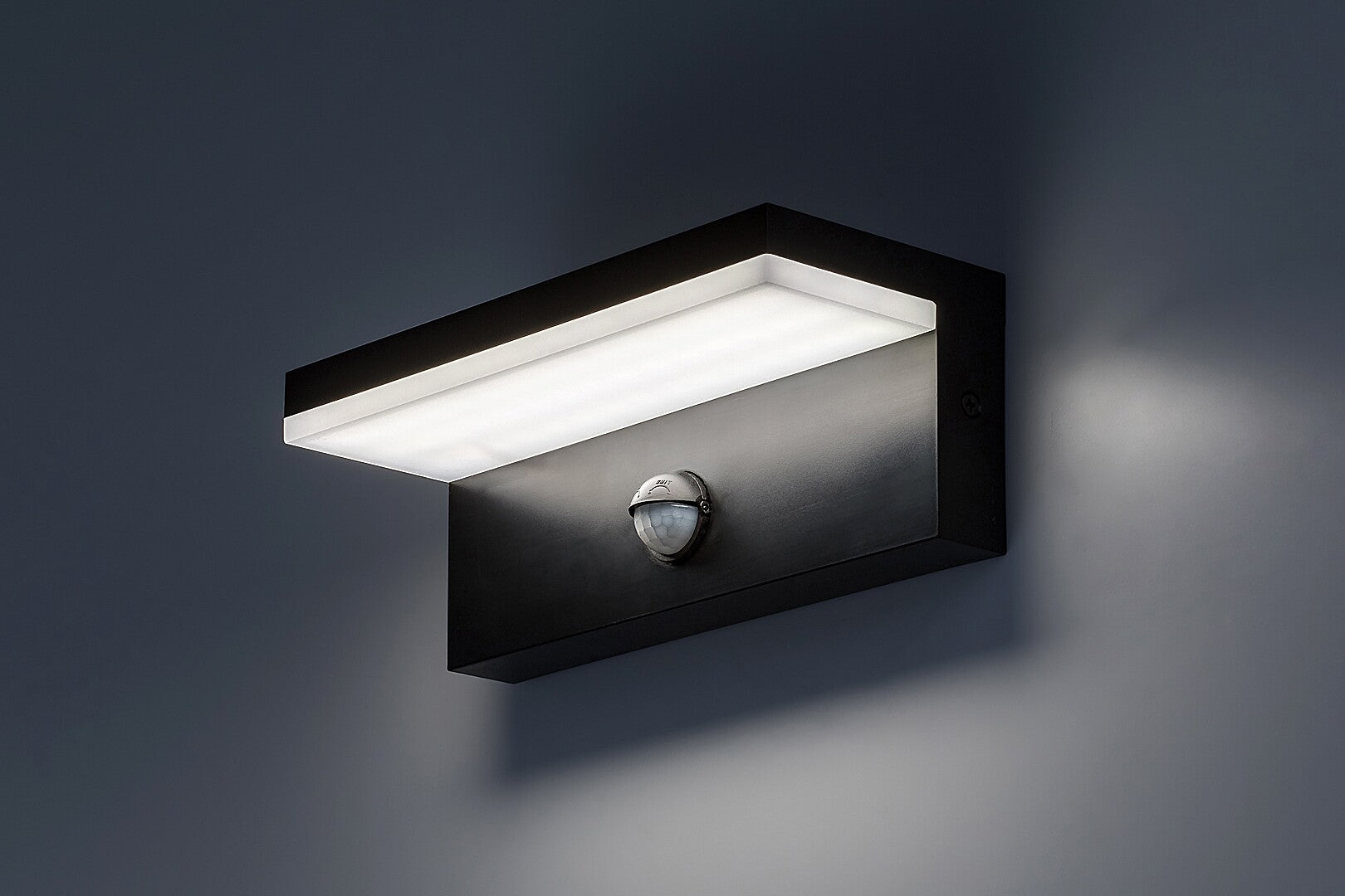 Aplica exterior cu senzor Rabalux Zaragoza Black 77115