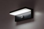 Aplica exterior cu senzor Rabalux Zaragoza Black 77115