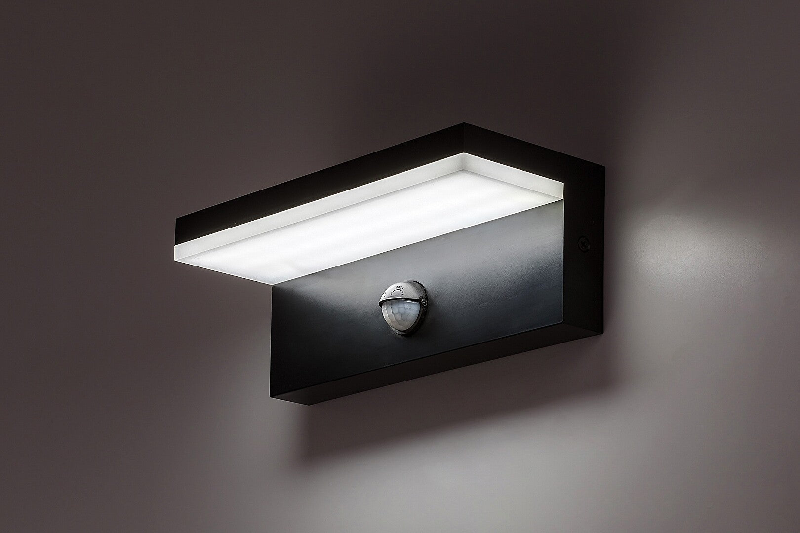 Aplica exterior cu senzor Rabalux Zaragoza Black 77115