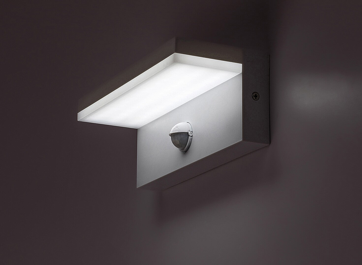 Aplica exterior cu senzor Rabalux Zaragoza White 77116