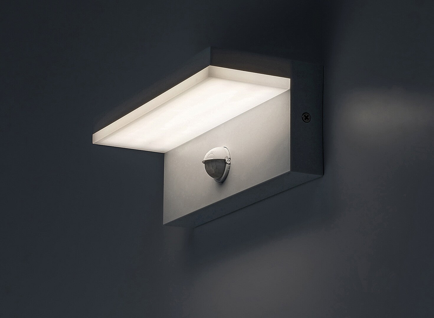 Aplica exterior cu senzor Rabalux Zaragoza White 77116