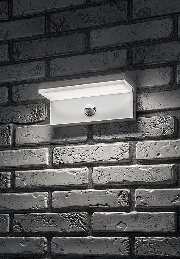 Aplica exterior cu senzor Rabalux Zaragoza White 77116