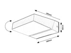 Aplica exterior Rabalux Laxa Black 77121
