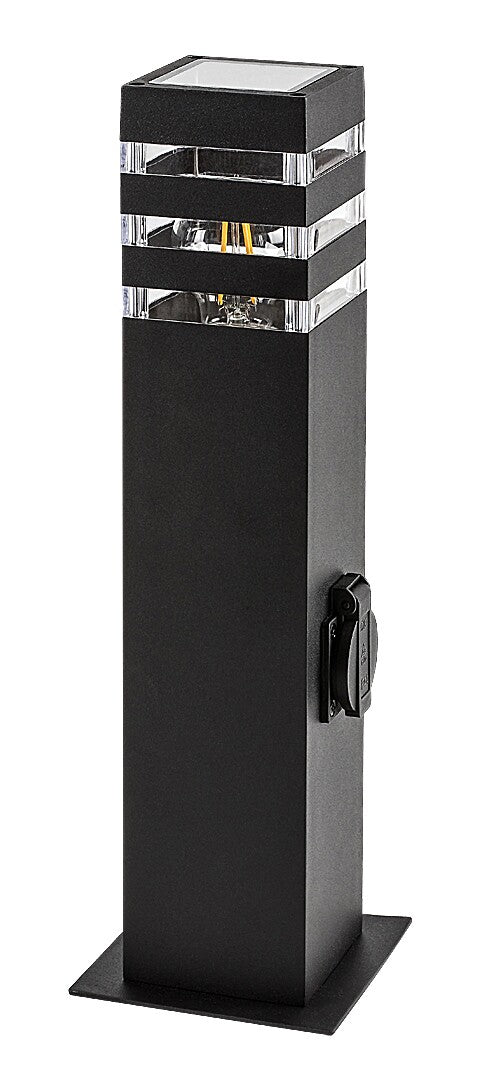 Stalp exterior cu priza Rabalux Ankara Anthracite 77122