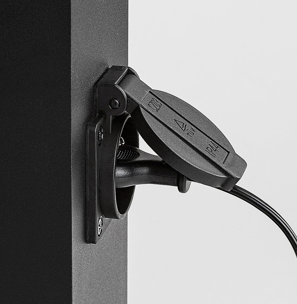 Stalp exterior cu priza Rabalux Ankara Anthracite 77122