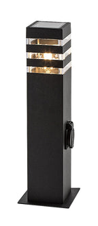 Stalp exterior cu priza Rabalux Ankara Anthracite 77122