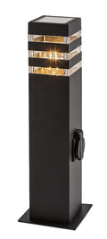 Stalp exterior cu priza Rabalux Ankara Anthracite 77122