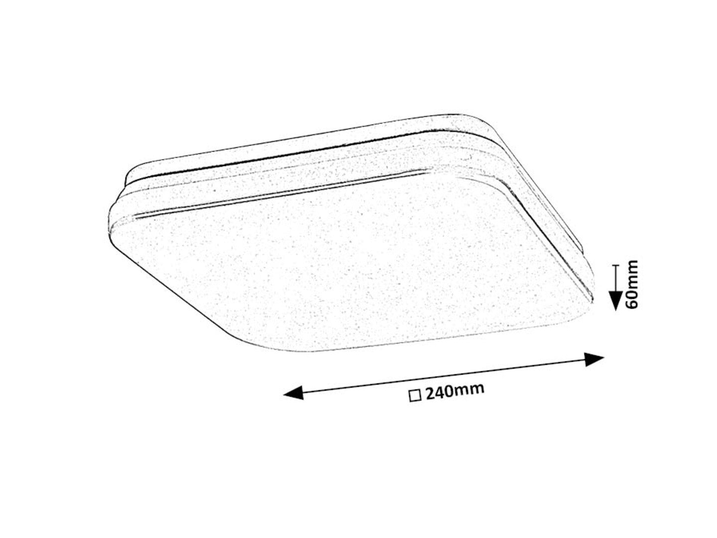 Plafoniera baie Rabalux Lowar White 77134