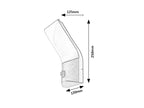 Aplica exterior cu senzor Rabalux Tolna Black 77172