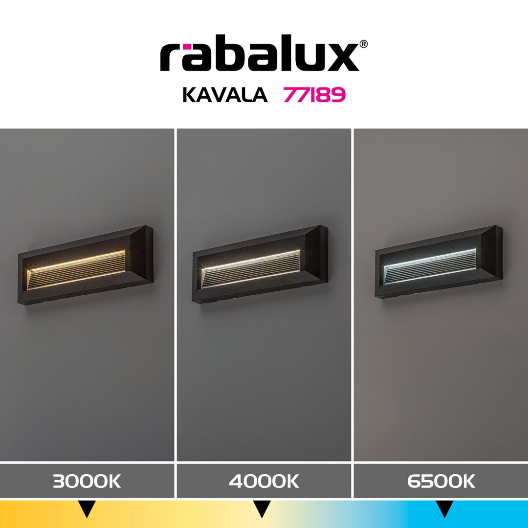 Aplica exterior Rabalux Kavala Black 77189