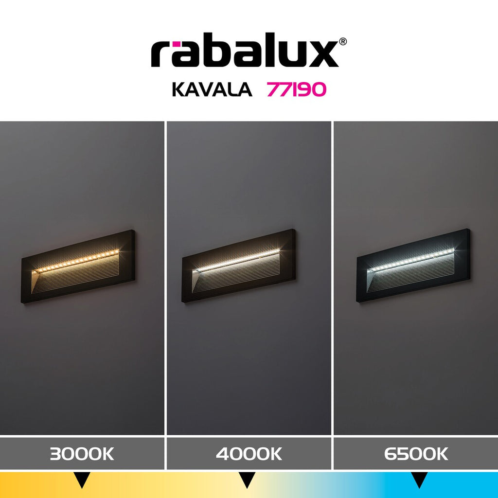 Aplica exterior Rabalux Kavala Black 77190