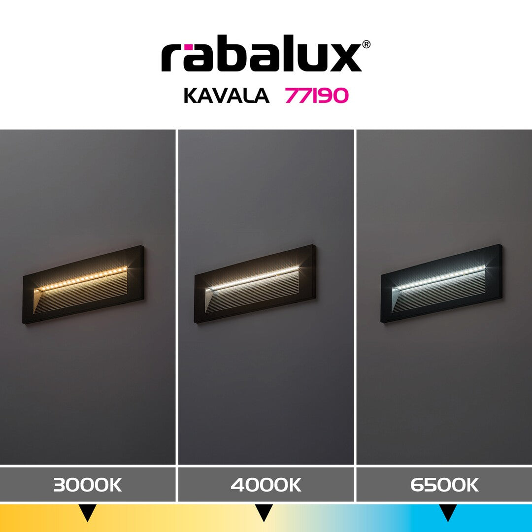 Aplica exterior Rabalux Kavala Black 77190