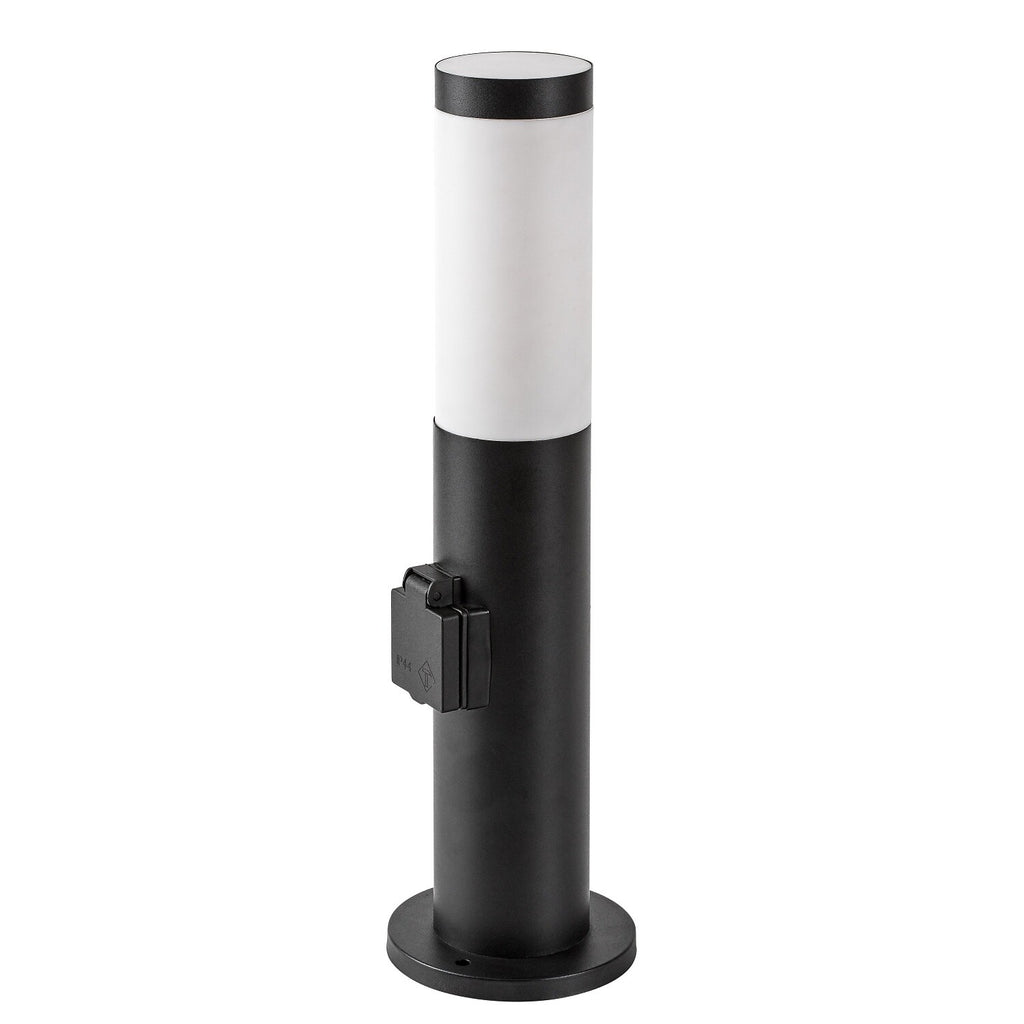 Stalp exterior cu priza Rabalux Black torch 77194