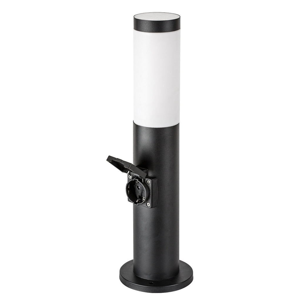 Stalp exterior cu priza Rabalux Black torch 77194
