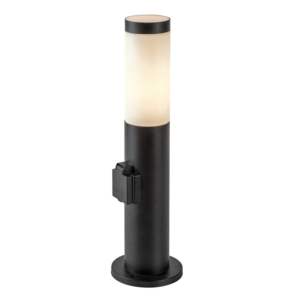Stalp exterior cu priza Rabalux Black torch 77194