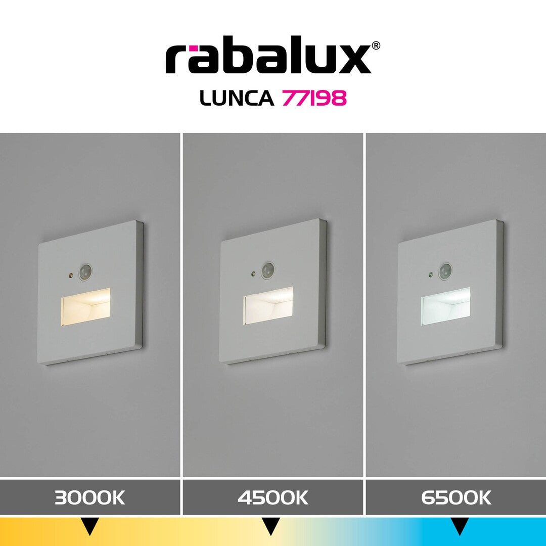 Spot incastrat trepte Rabalux Lunca White 77198