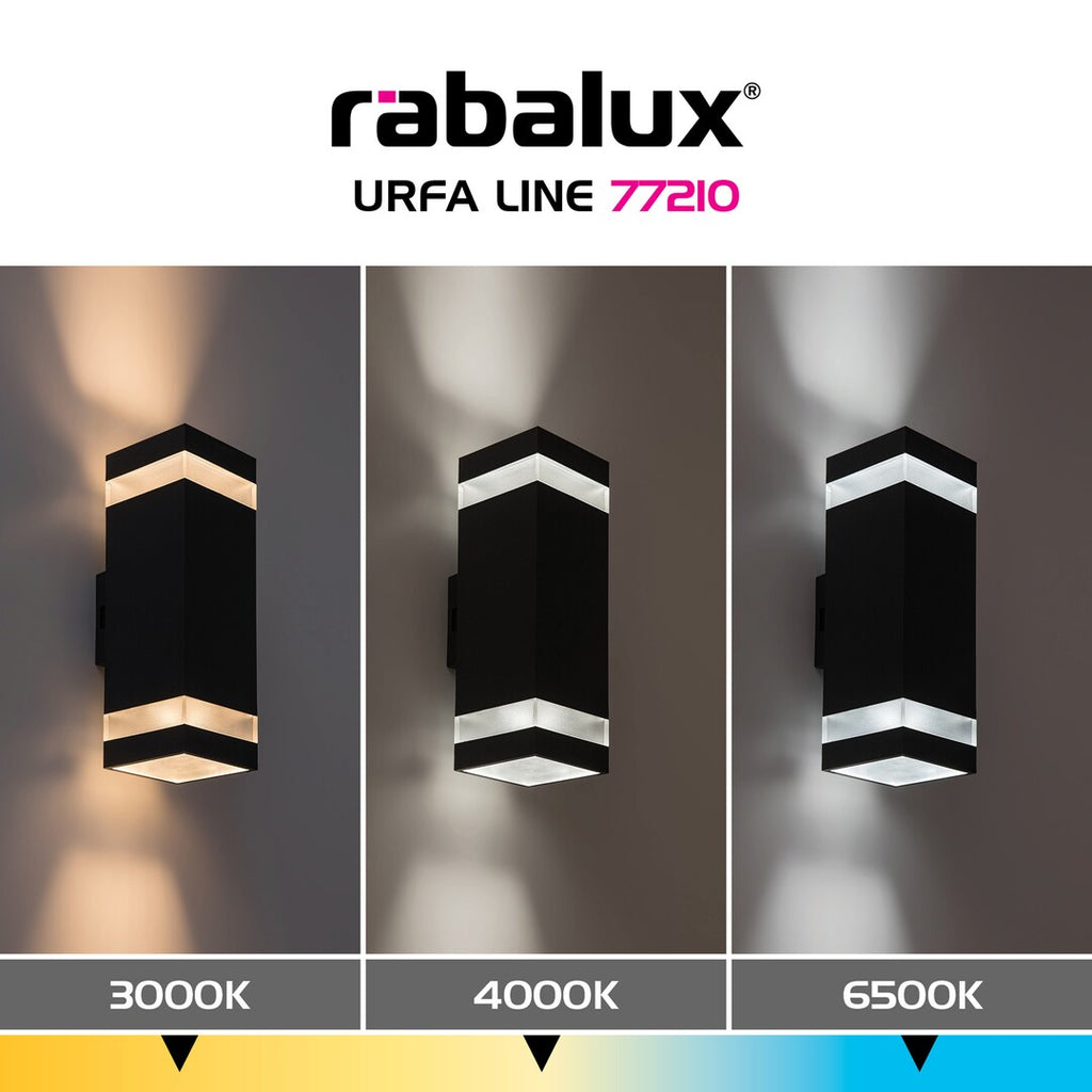 Aplica exterior Rabalux Urfa Line Anthracite 77210