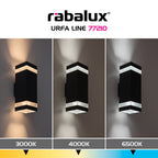Aplica exterior Rabalux Urfa Line Anthracite 77210