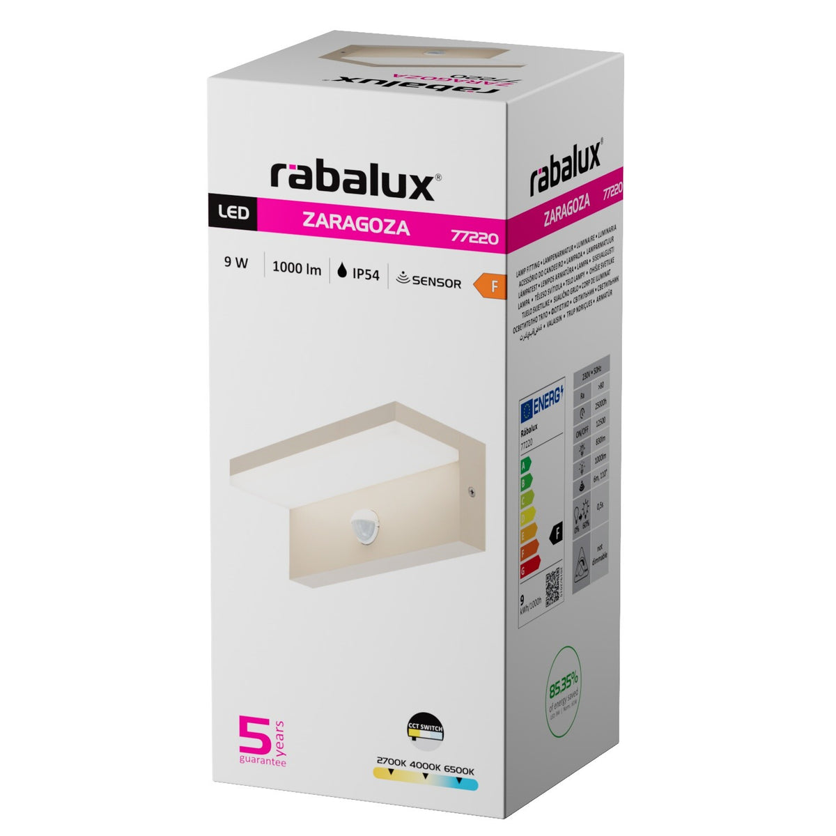 Aplica exterior Rabalux Zaragoza 77220