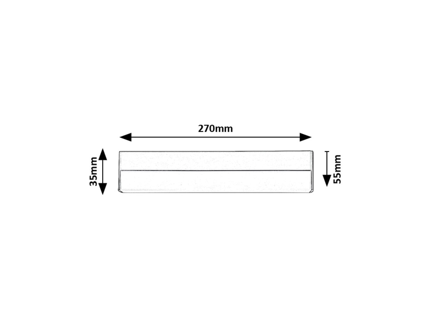 Aplica baie Rabalux Band2 Black 78045
