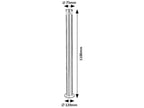 Stalp exterior Rabalux Lisbon Steel 7829