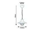 Pendul exterior Rabalux Almada Brown 7885