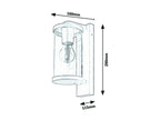 Aplica exterior Rabalux Silistra Anthracite 7891