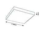 Plafoniera baie Rabalux Tartu White 7896