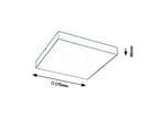 Plafoniera baie Rabalux Tartu Mat Black 7899