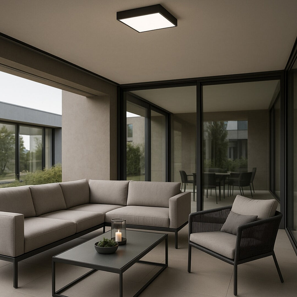 Plafoniera baie Rabalux Tartu Mat Black 7900