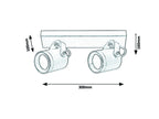 Aplica exterior Rabalux Elva Anthracite 7930