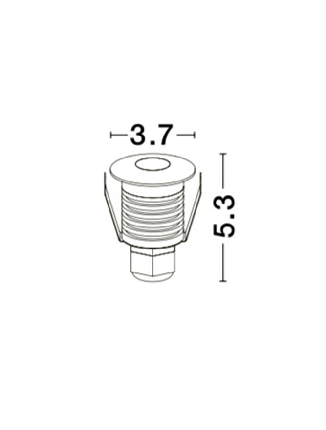 Spot incastrat exterior pardoseala Nova Luce BANG 8038401