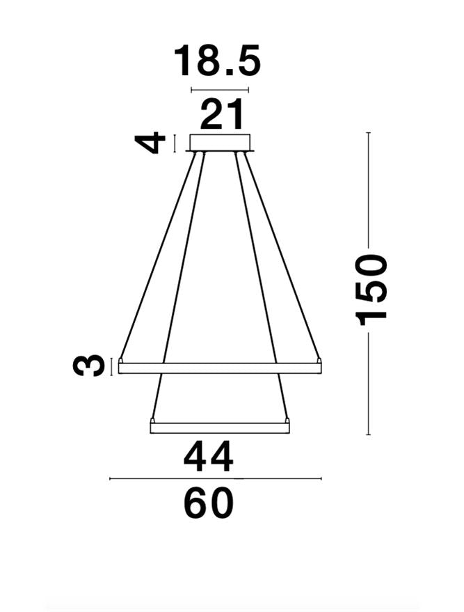 Lustra Nova Luce LEON 8100281