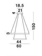 Lustra Nova Luce LEON 8100281