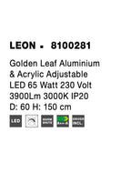 Lustra Nova Luce LEON 8100281