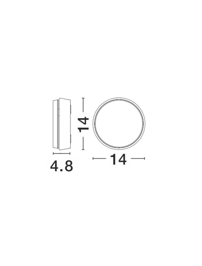 Aplica exterior Nova Luce GRAVITY 810067