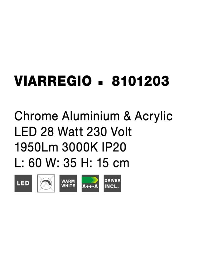 Plafoniera Nova Luce VIARREGIO 8101203