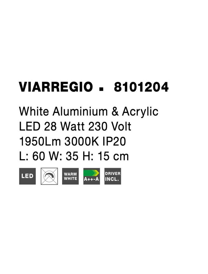 Plafoniera Nova Luce VIARREGIO 8101204