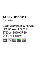 Plafoniera Nova Luce ALBI 8105611