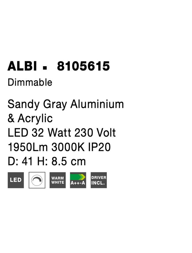 Plafoniera Nova Luce ALBI 8105615
