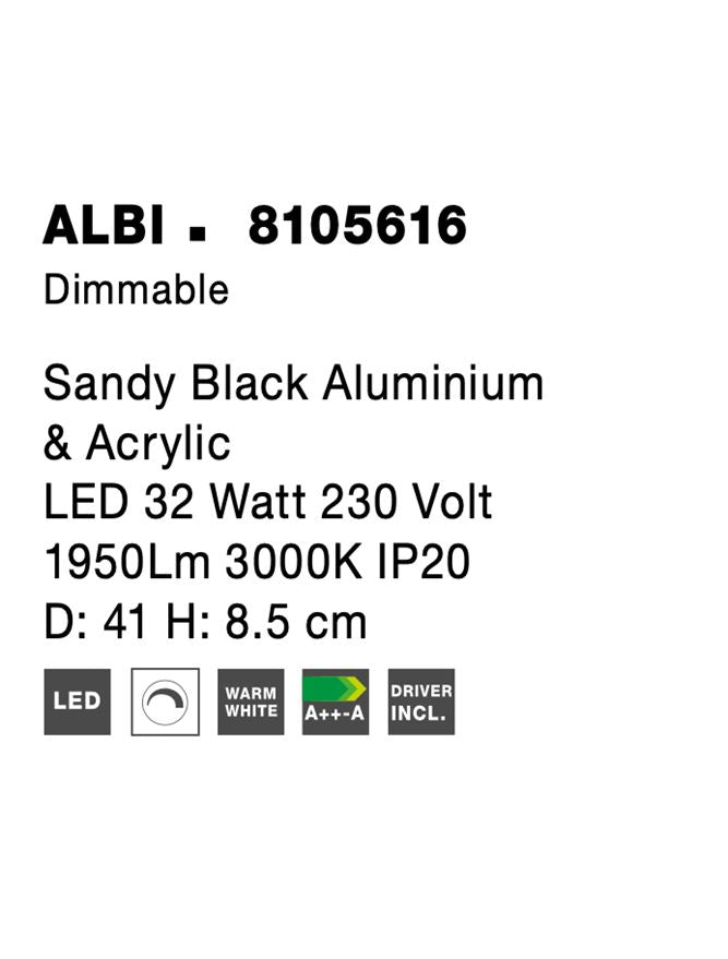 Plafoniera Nova Luce ALBI 8105616