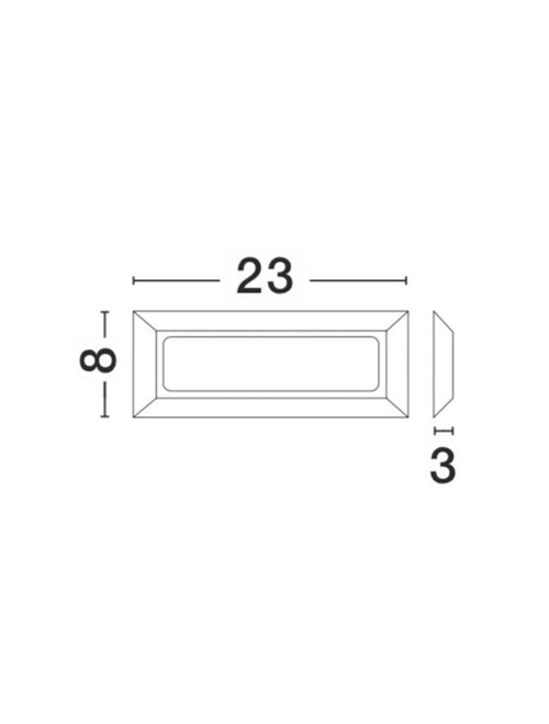 Aplica exterior fatada Nova Luce PULSAR 811501